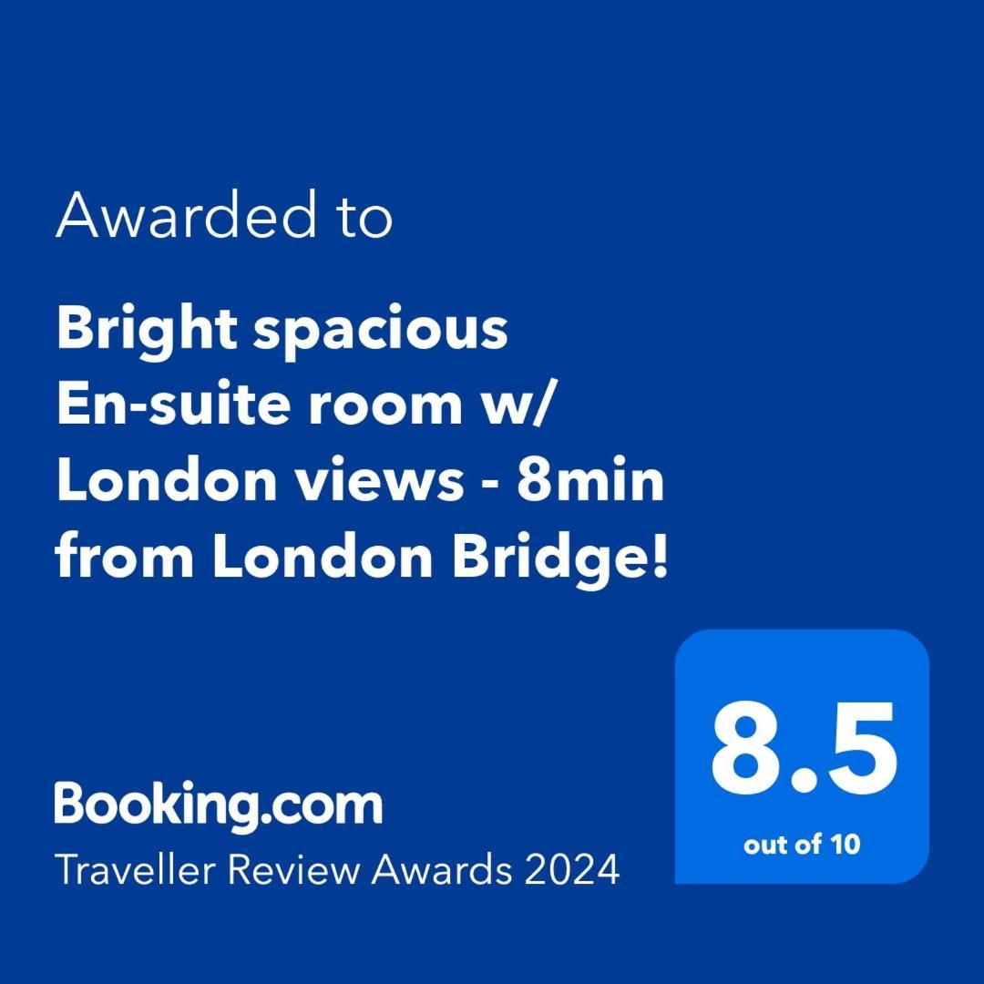 Bright Spacious En-Suite Room W/ London Views - 8Min From London Bridge! Esterno foto